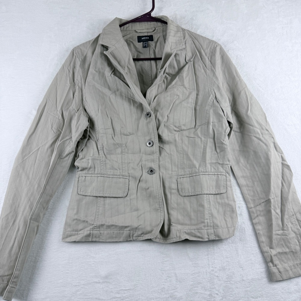Business Casual Blazer Pinstripe Button Front Mexx Size 10/14‎